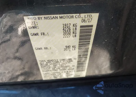 2017 Nissan Altima 2.5 Sv из США, поврежденный, VIN 1N4AL3AP9HC284916